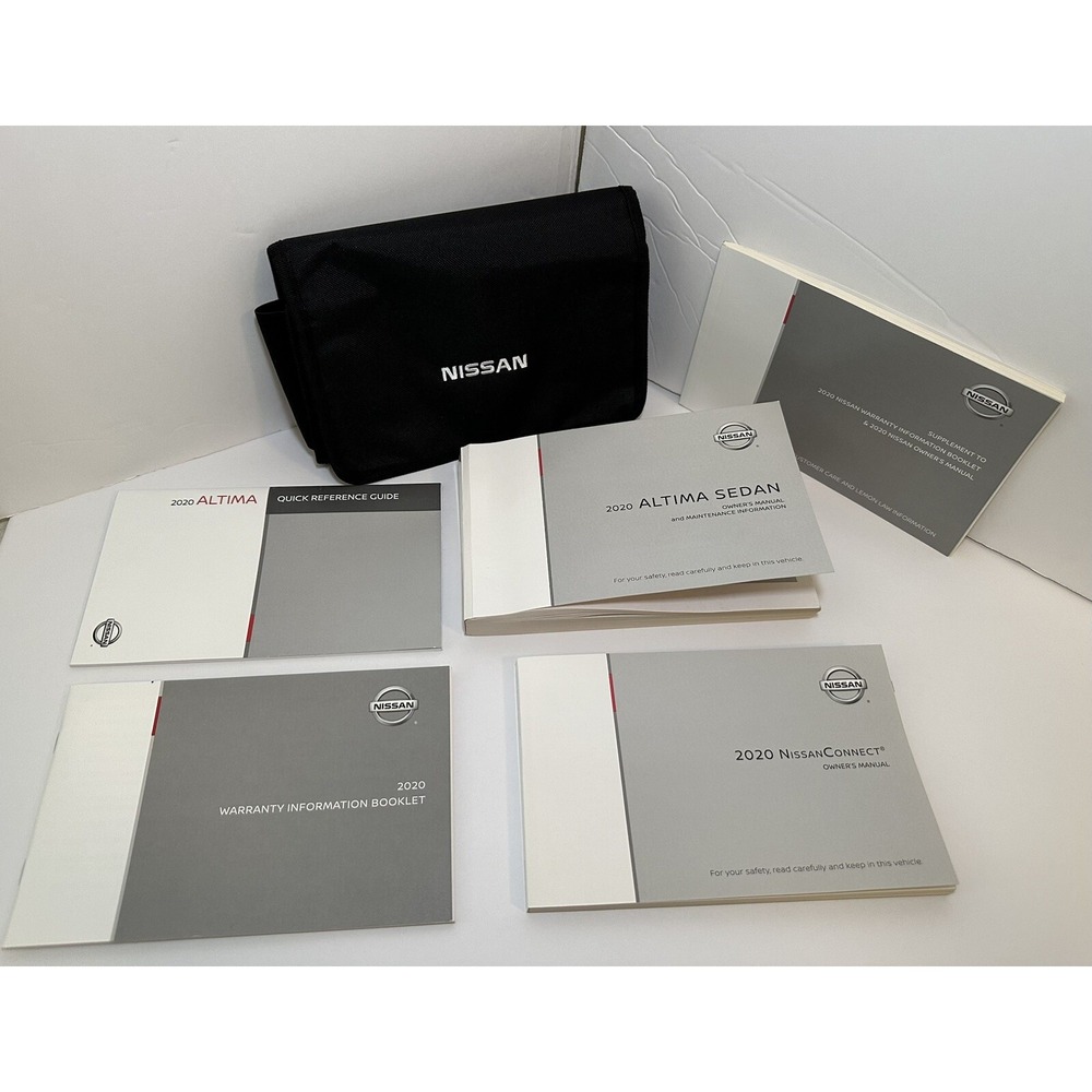 OEM 2020 Nissan Altima Sedan Owners Manual Set With Case